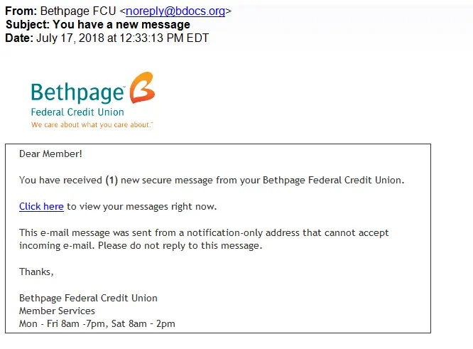 Bethpage Fraud Example